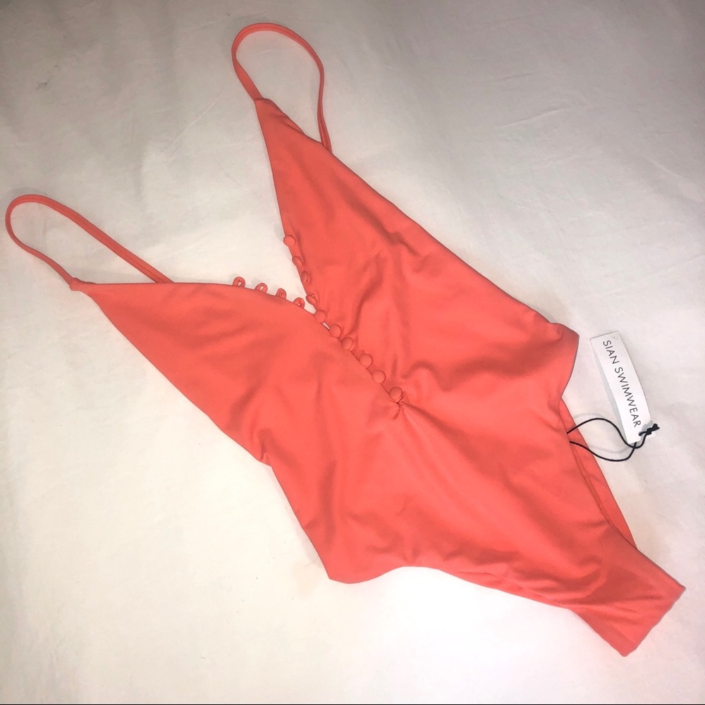 NWT! SIAN SWIMWEAR PINK FILOMENA ONE PIECE